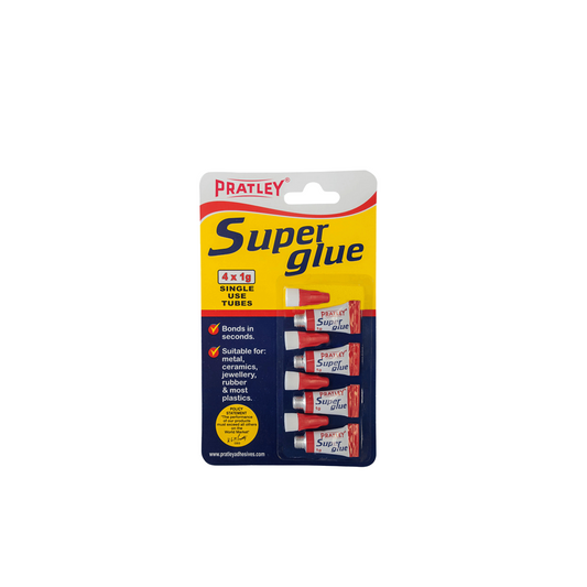 X4 1G Pratley Single Use Super Glue