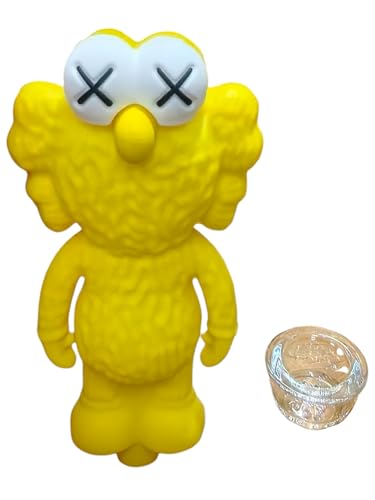 Silicone Rasta Pipe – Elmo (Removable Bowl, 5 Colours) (Yellow)