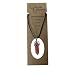 Earth Stone Collection - Bullet Crystal Stone Necklace (Cherry Quartz)