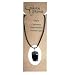 Earth Stone Collection - Polished Crystal Stone Necklace (Onyx)