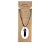 Earth Stone Collection - Bullet Crystal Stone Necklace (Onyx)
