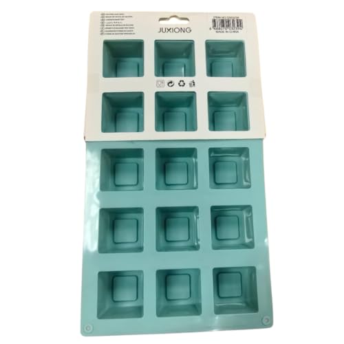 Silicone Cake Mold - Mini Squares - 29×17cm (Blue)
