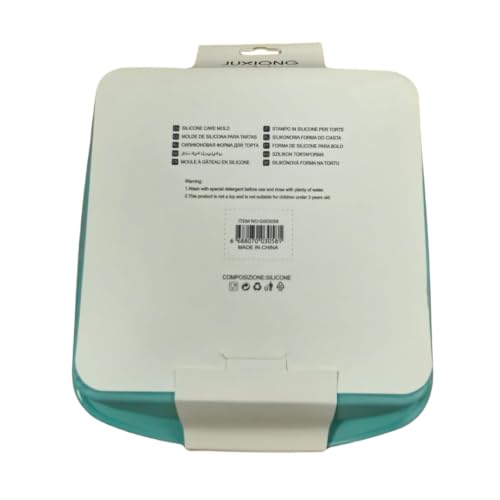 Silicone Cake Mold - Square - 26.5x26.5cm (Blue)