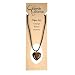 Earth Stone Collection - Heart Crystal Stone Necklace (Tigers Eye)