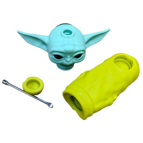 Silicone Rasta Pipe (Lime)