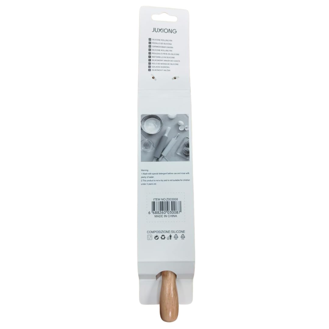 Silicone Rolling Pin - 30x5cm (Pink)