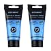 2 Pack Acrylic Metallic Paint – 75ml Tubes (Dark Blue)