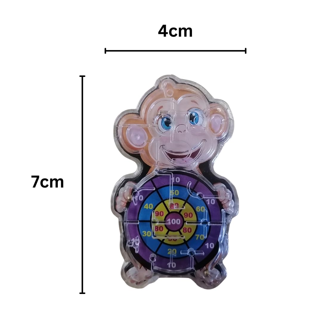 Animal Target Maze Game 20pc | Fun Handheld Maze Puzzle for Kids | Assorted Animal Designs