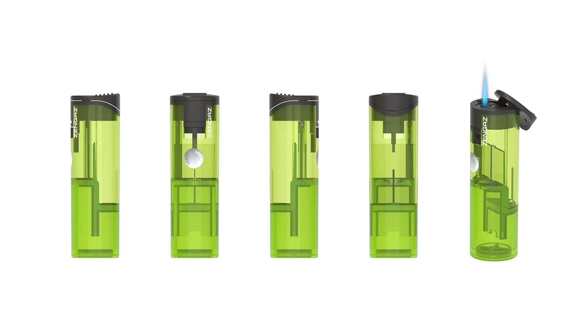 ZL-36 Pillar Jet Flame Lighters – 2 Pack