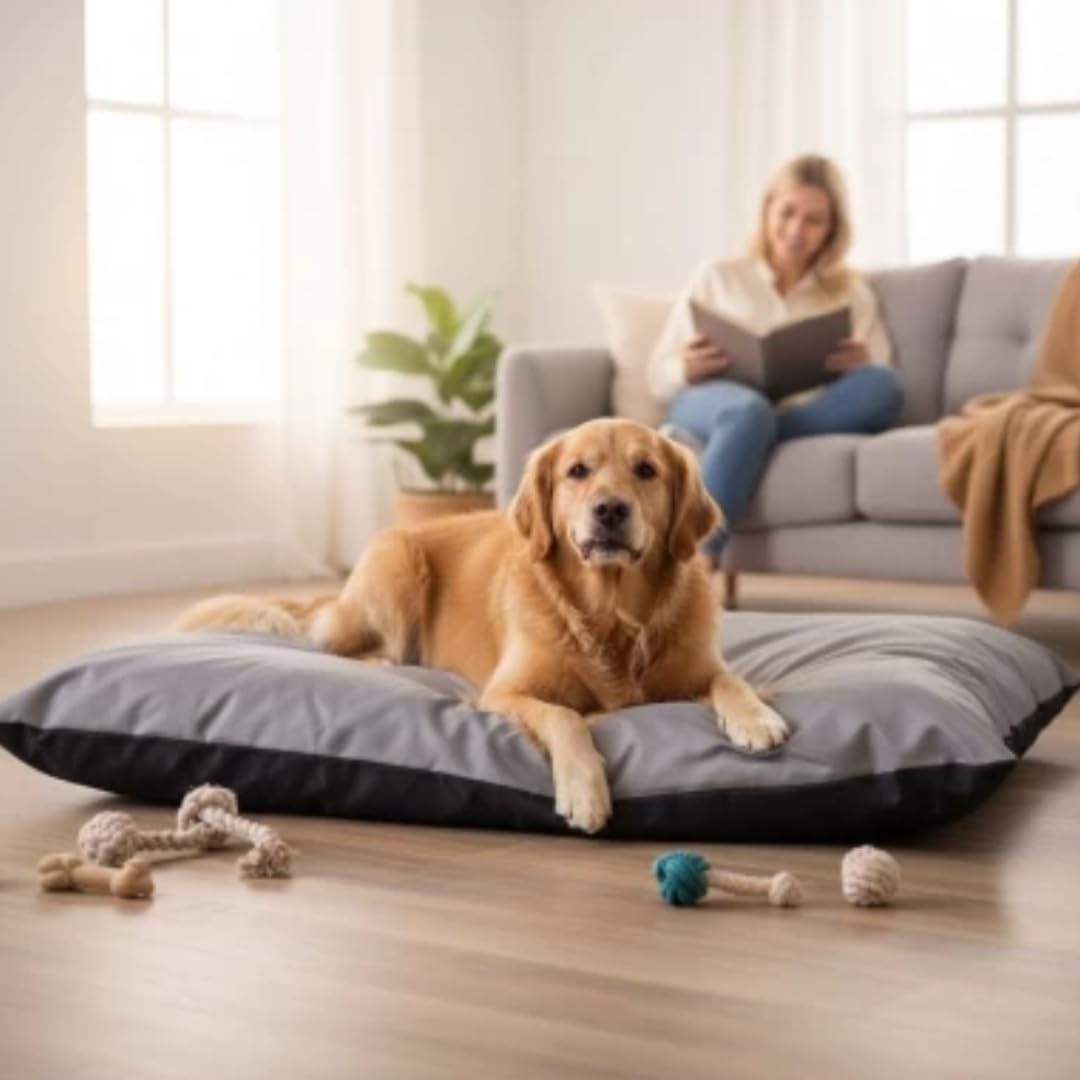 Waterproof Extra Large Dog Bed - 120x90cm - 2 Pack