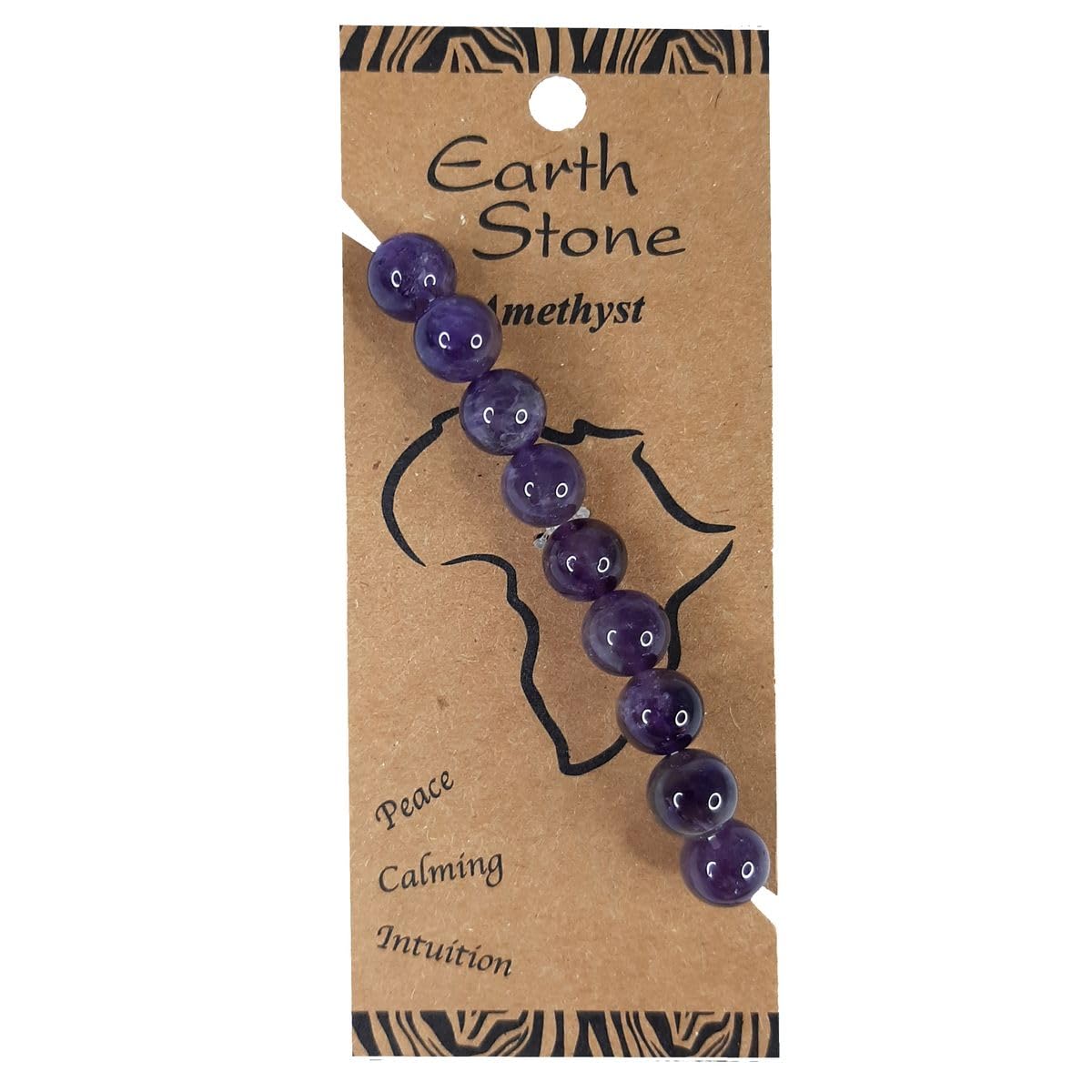Earth Stone Collection - Crystal Stone Bracelet (Amethyst)