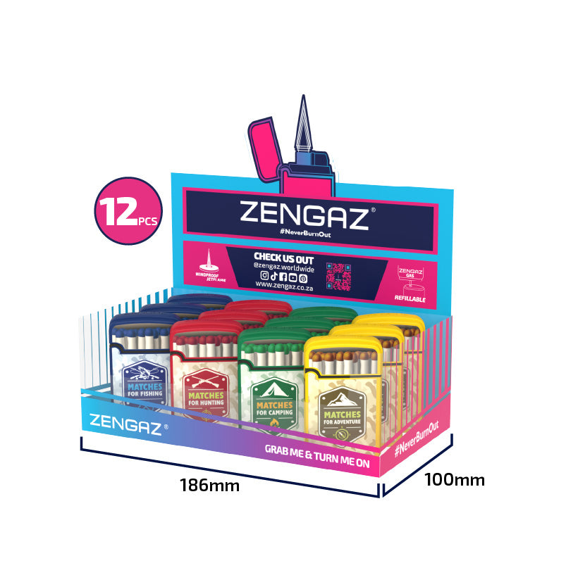 Zengaz ZL 12 Royal Mega Jet Flame - 12 pcs