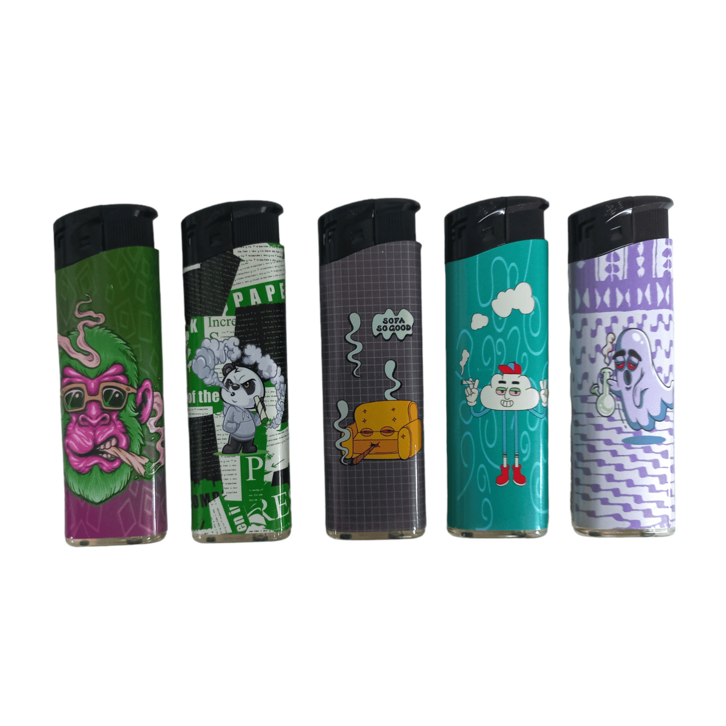 N2 Electronic Refillable Adjustable Designed Lighter - Pack (50's)