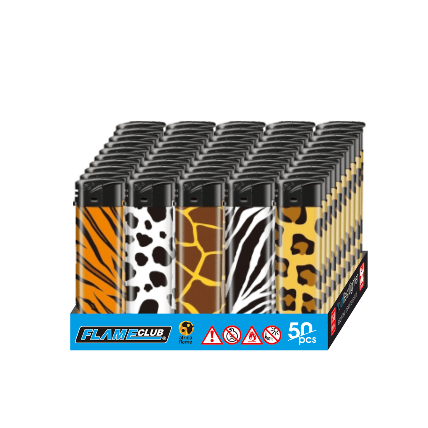 N2 Electronic Refillable Adjustable Designed Lighter - Pack (50's)