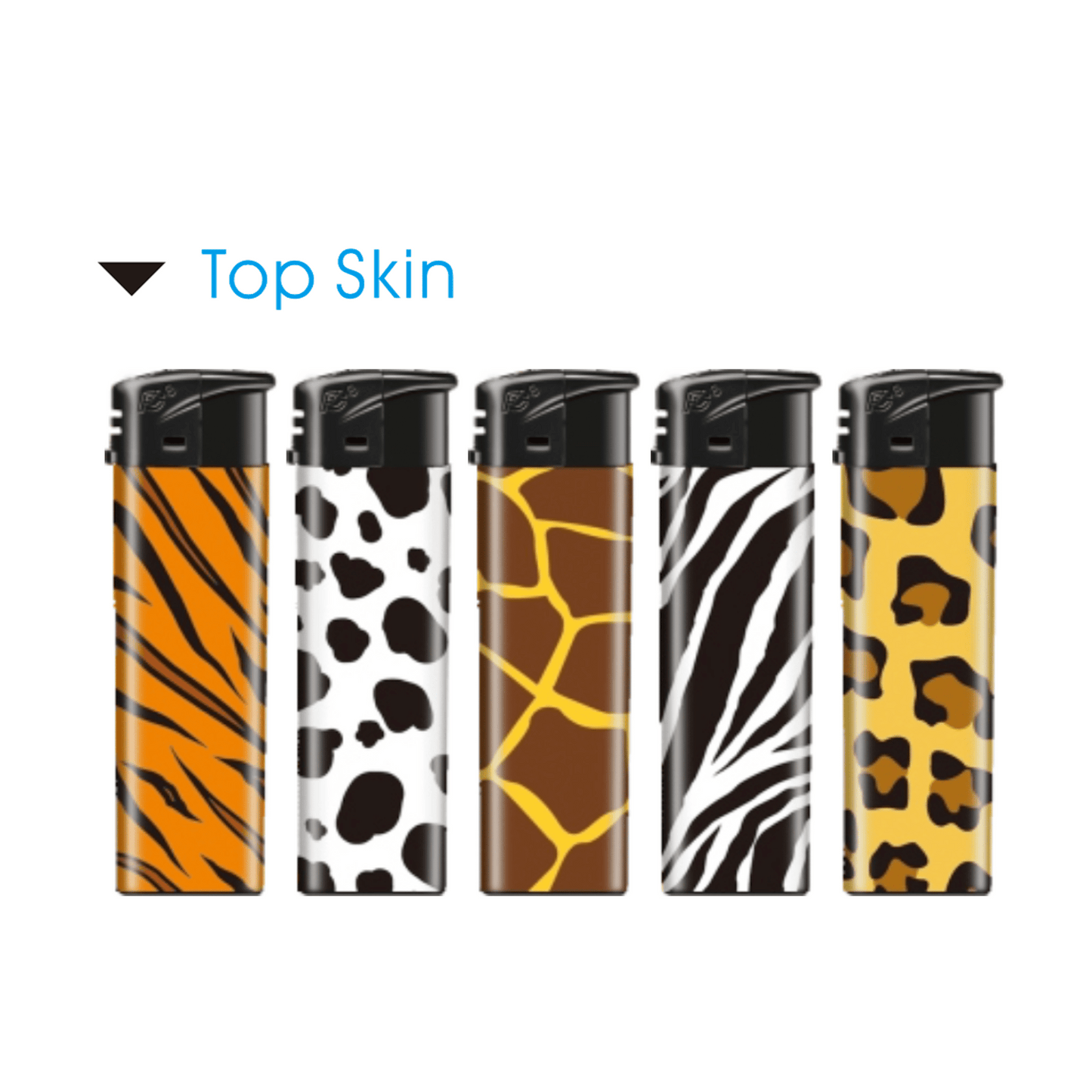 N2 Electronic Refillable Adjustable Designed Lighter - Pack (50's)