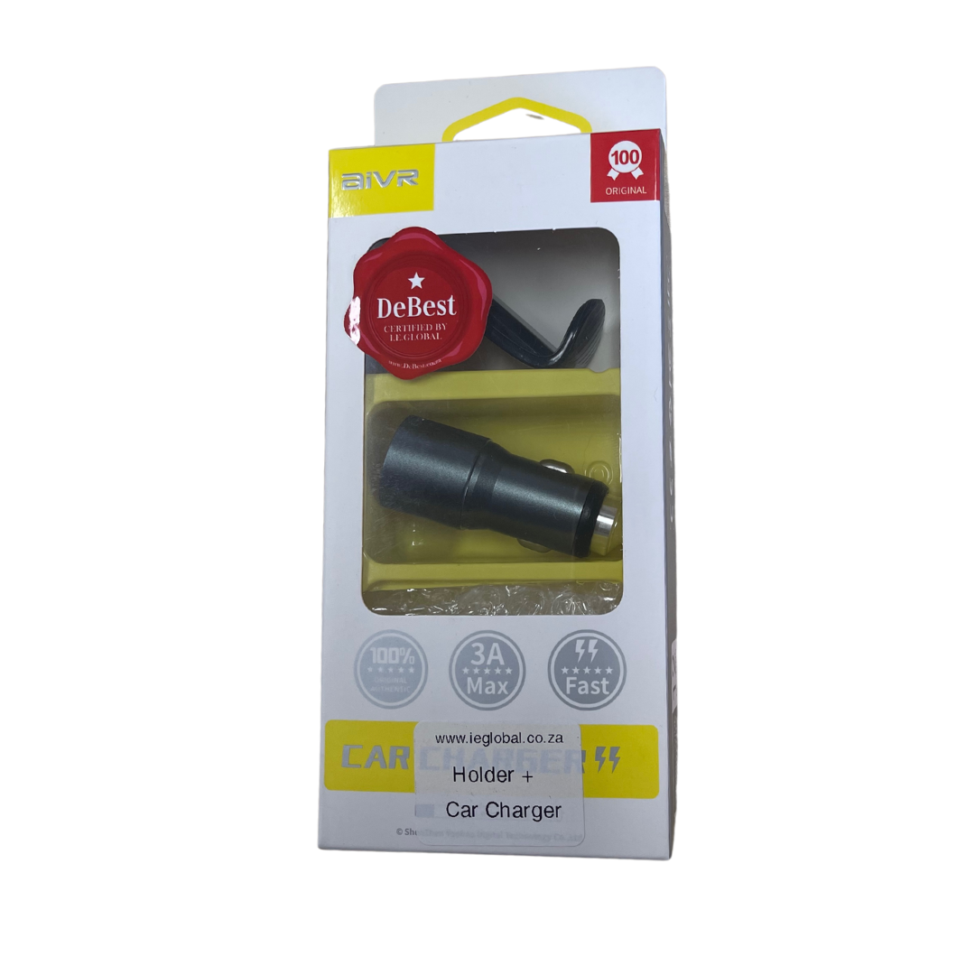 DeBest Fan Phone Holder + Car Charger