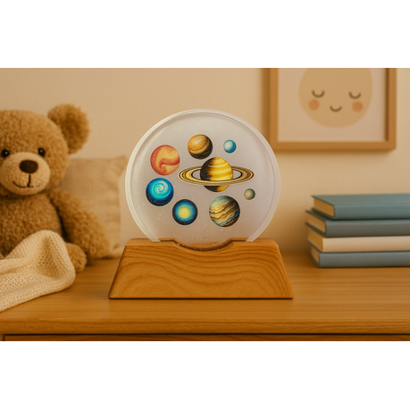 3D Creative Lamp - Planets Illuminated Art Light