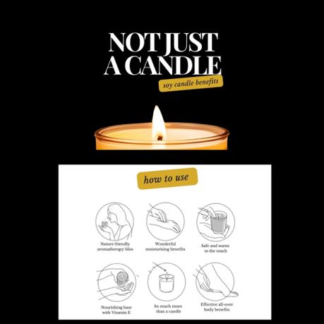 Scented Soy Massage Candles - Pear and Cinnamon