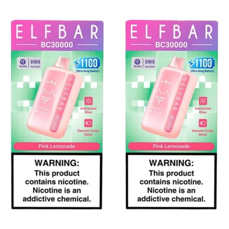 Elf Bar BC30000 Disposable Vape - Pink Lemonade (Pack of 2)