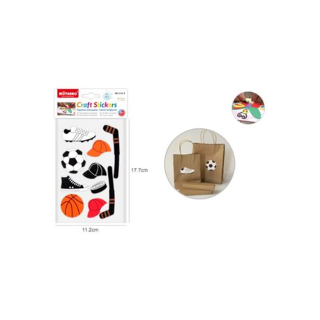 Motarro Craft Stickers - 2 Pack - Ball Outfit