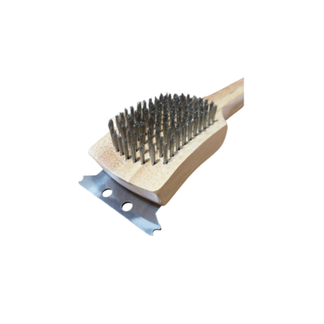 DeBest Braai Grid Brush - Wooden Handle