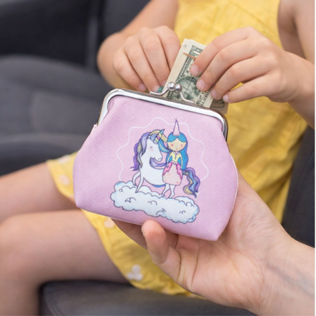 Purse with Clip - Unicorn Princess