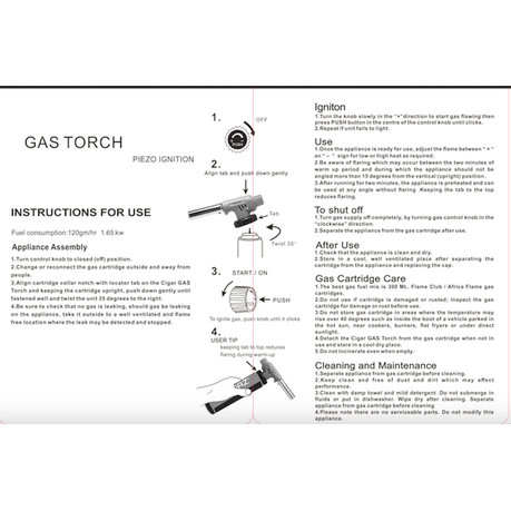 Zengaz - Butane Gas Torch
