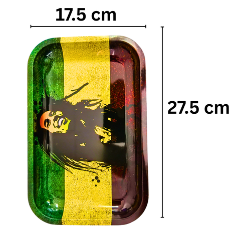 Rolling Tray - Bob Marley Design 27.5 cm