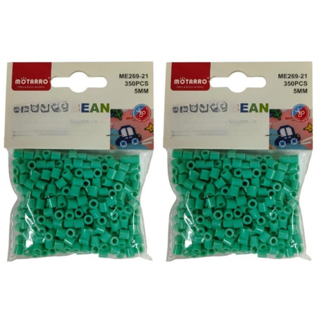 Motarro Puzzle Bean 350PC 5MM - 2 Pack - Apple Green