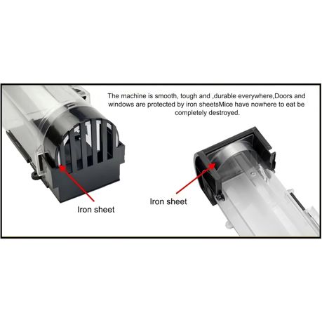 2-Pack Automatic Locking Mouse Traps - Household Rodent Catchers