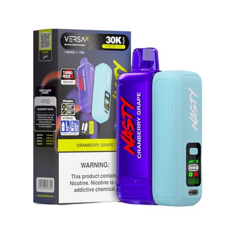 Nasty Versa 30k Starter Kit (Pod & Battery) - Cranberry Grape