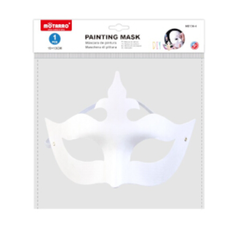Motarro Painting Mask White - Royal 19x13cm