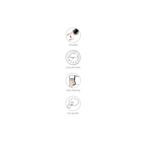 Motarro Whiteboard Marker With Eraser 2mm 4PCS
