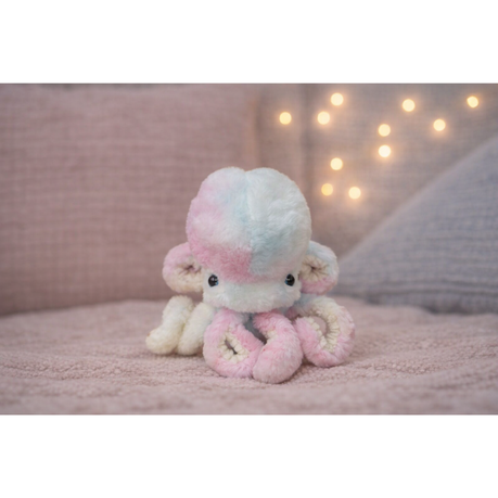 Soft Toy Pink/Blue Octopus - 30cm