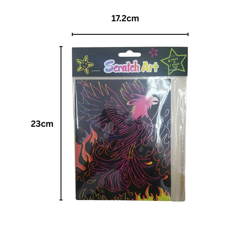 Scratch Art Pad - 4 Pack