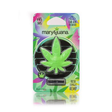 Car Air Freshener Mary & Juana Green - 4 Pack