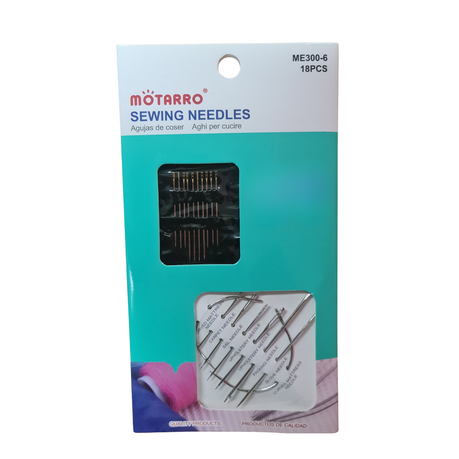 Motarro - Sewing Needles Set- Assorted Sizes - 16 Piece