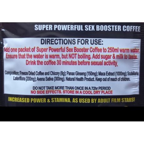 3 Sachets Pack Powerful Coffee for Men