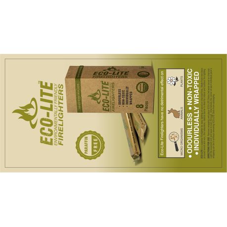 Eco-Lite Environmentally Friendly Firelighters 8 PCS