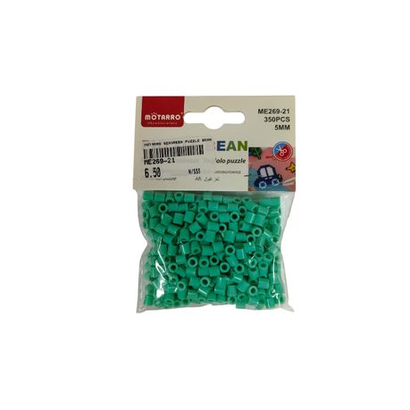 Motarro - Seagreen Puzzle Beads - 5mm ( 350 Pieces per Pack)