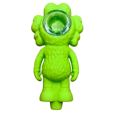 Silicone Rasta Pipe - Kaws Elmo - Yellow
