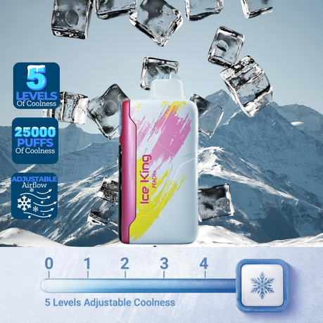 Elf Bar 25000 Puffs Disposable Vape - Ice King - Peach +