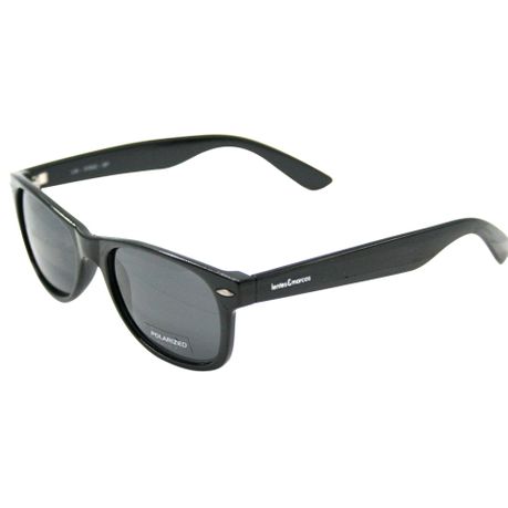 Lentes and Marcos "Prince-Lorenz" Polarised/UV400 Black Wayfarer Sunglasses