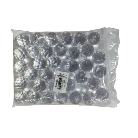 Acrylic Rounded Pendant - 29mm - +- 33 Pieces