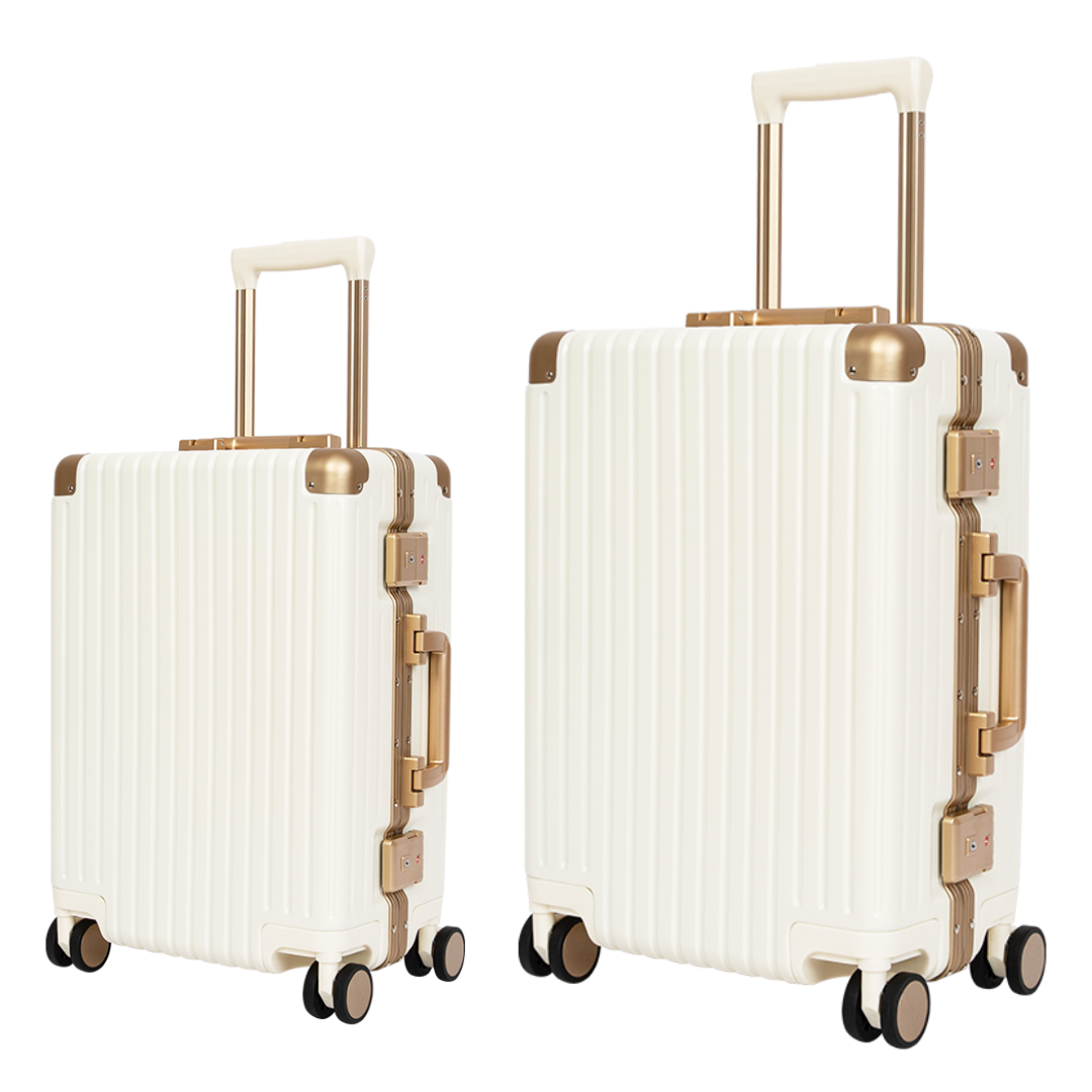 Classic Aluminum Frame Travel Suitcases