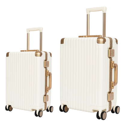 Classic Aluminum Frame Travel Suitcases