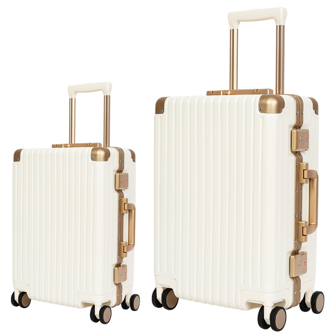 Classic Aluminum Frame Travel Suitcases