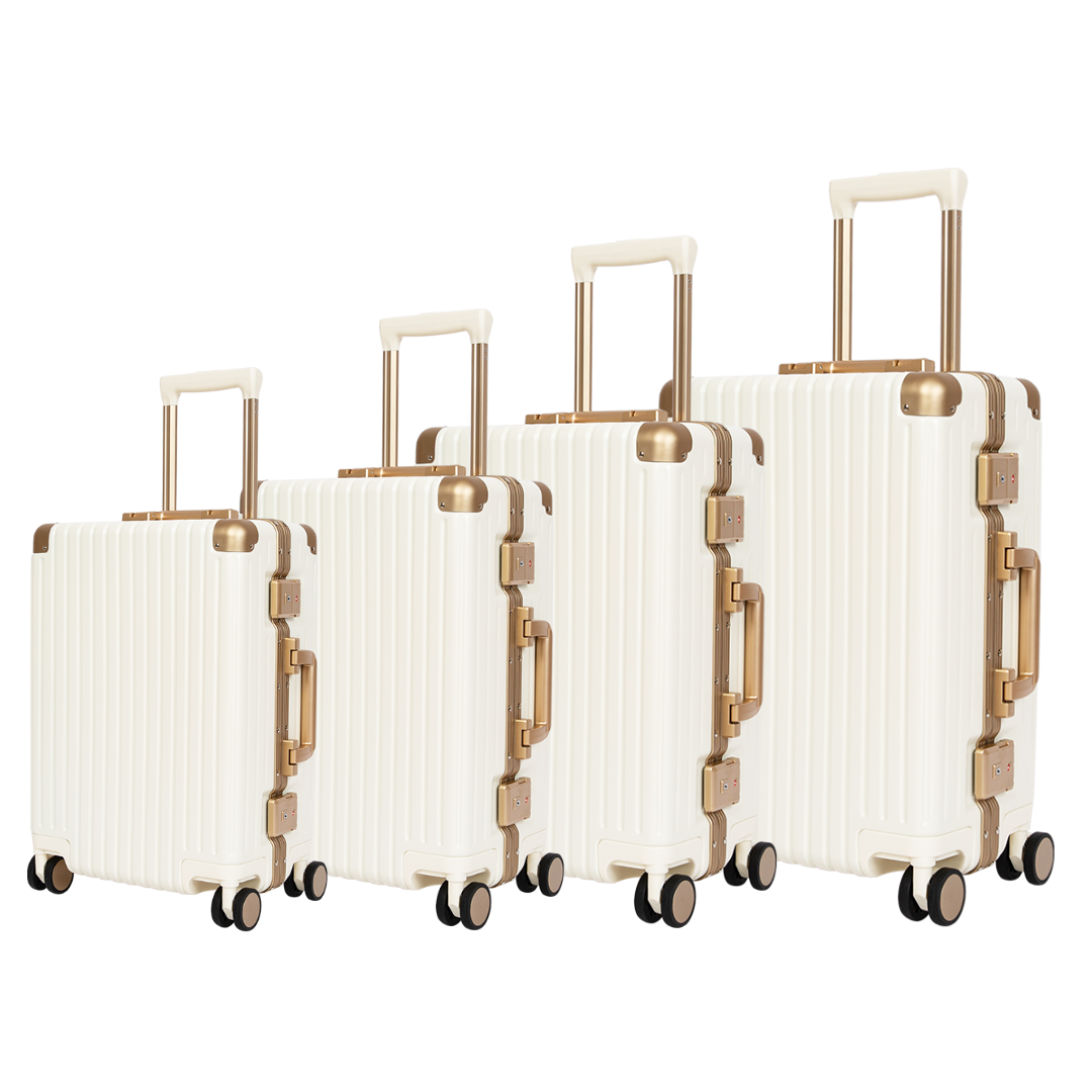 Classic Aluminum Frame Travel Suitcases