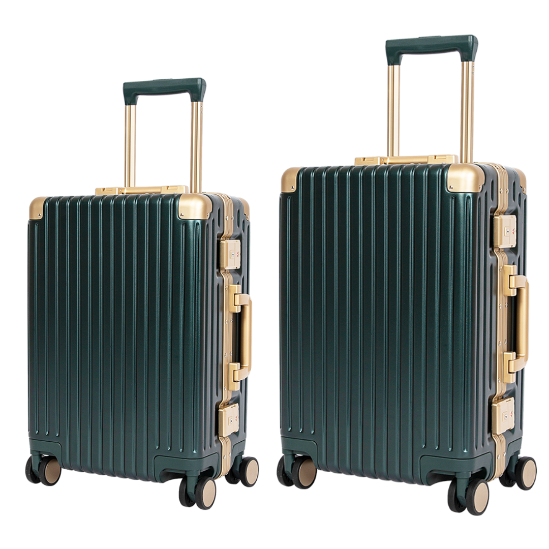 Classic Aluminum Frame Travel Suitcases