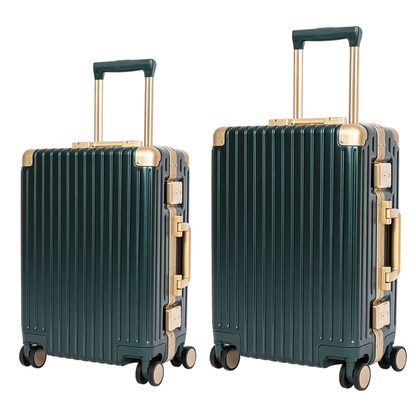Classic Aluminum Frame Travel Suitcases